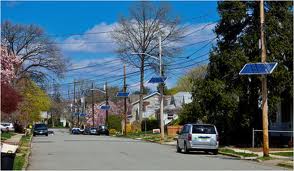 New Jersey solar on poles